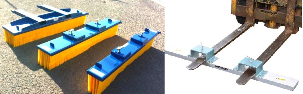 forklift brush attachments